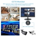 thumbnail image 5 of Monitor de seguridad Zoshing de 17 pulgadas montado en la pared con control remoto, 5 of 5