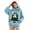Blue, variant on Christmas Pet Pouch Hoodie for Women Long Sleeve Xmas Tree Graphic Loose Flannel Pullover Sweatshirt Dog Cat Carrier Hoodie