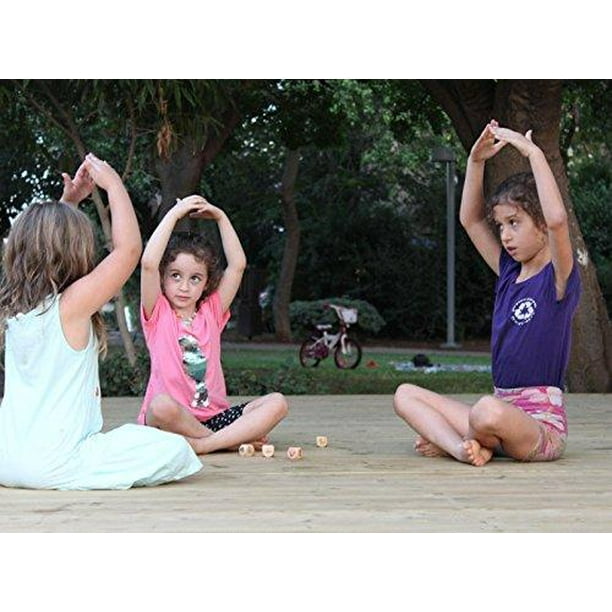 Yogi Fun - Yogi Dice Kids Educational Yoga Dice Game, Fun Yoga Exercise Dice  for Solo or Group Play 