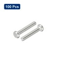 thumbnail image 3 of 304 Stainless Steel Machine Screws, 100 Pack M1.6x10mm Slotted Drive Pan Head Screw Bolts, 3 of 5