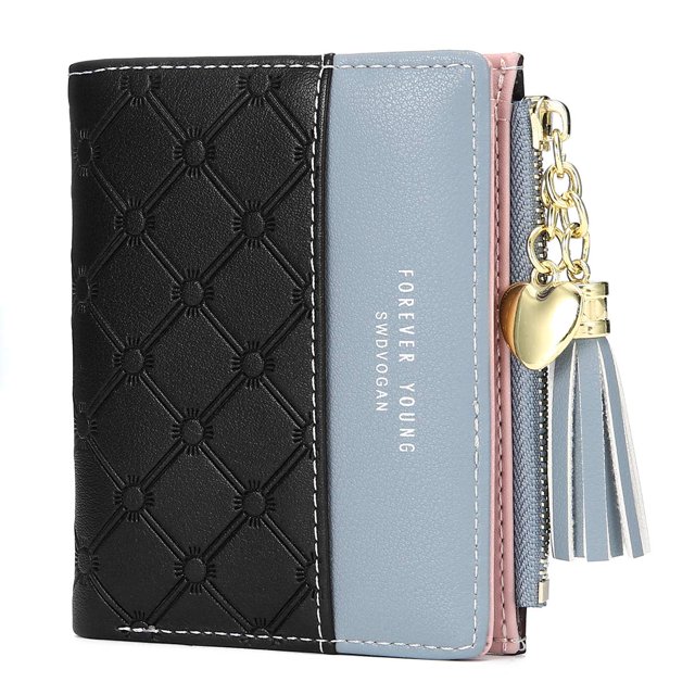 Women Purse, Tassel PU Leather Wallet Multi Slots Small Wallet Slim Card Holder Purse For Women