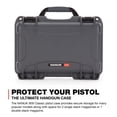 thumbnail image 2 of Nanuk 909 Waterproof Professional Classic Pistol/Gun Case, Military Approved with Custom Insert - Graphite, 2 of 8