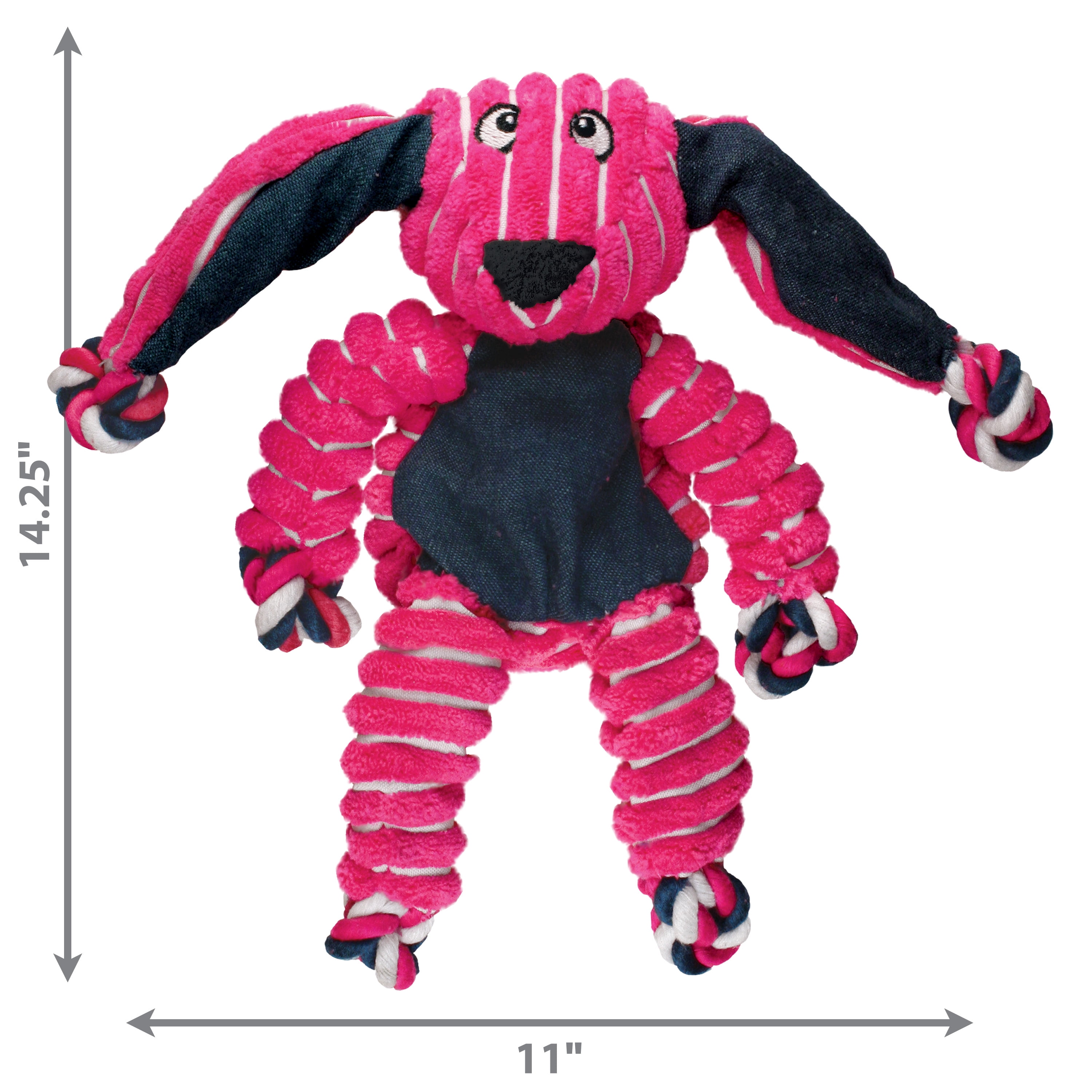 KONG® Floppy Knots Bunny Dog Toy, Medium/Large