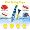 thumbnail image 4 of Juguetes de buceo en piscina MoKo, 10 unidades, cohetes para baño en piscina, niños y adultos, 4 of 8