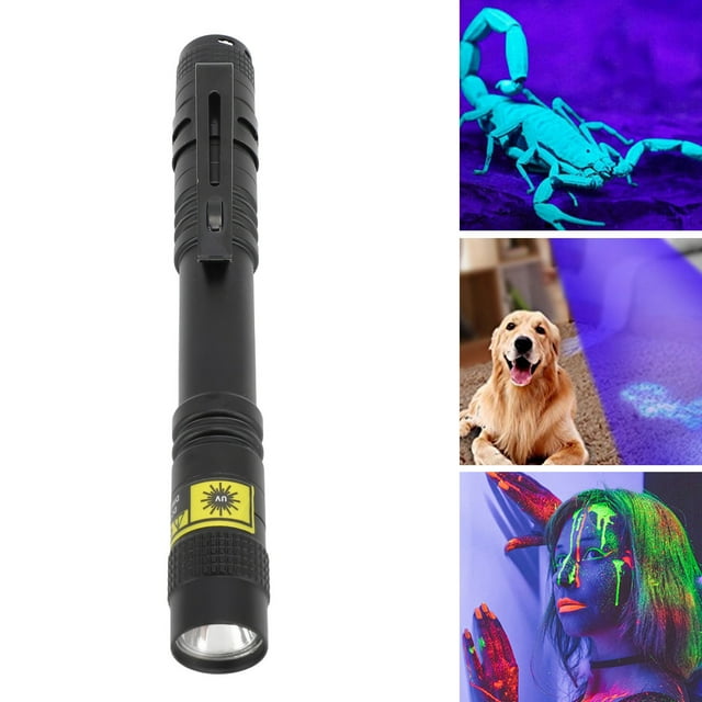 Linterna De Luz Negra, Detector De Orina Para Mascotas, Linterna UV Versátil De aleación De Aluminio De 365 Nm, Portátil Para Investigación