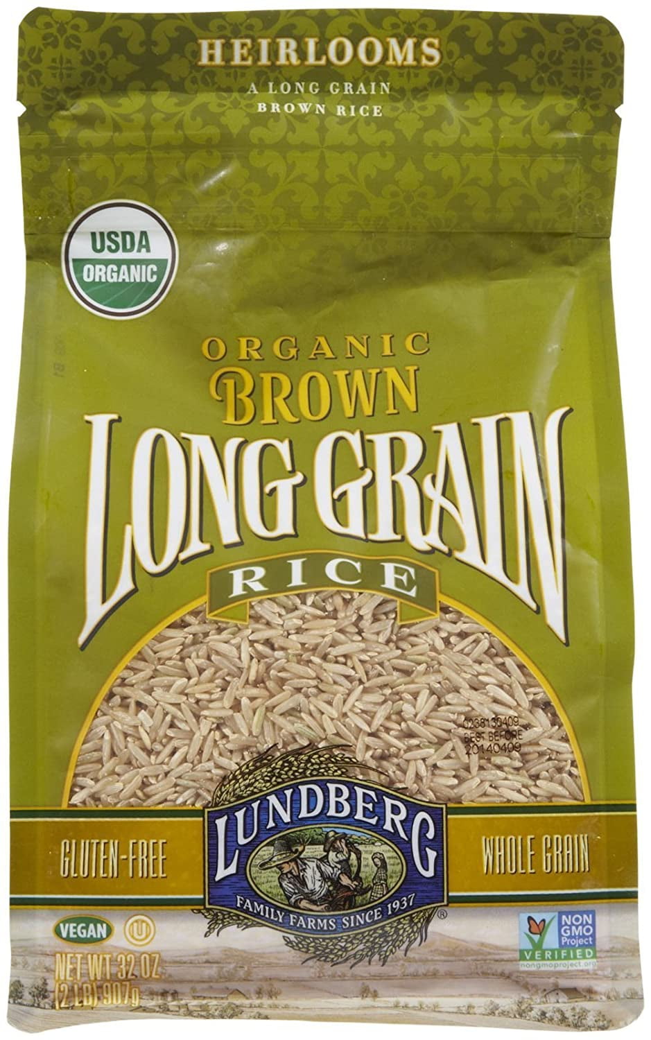 Organic Long Grain Brown Rice 32 oz