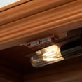 thumbnail image 5 of Tall Curio Cabinet Adjustable Glass Shelves Internal Lighting Sturdy Construction Transitional Showcase Furniture(E26 light bulb not included), 5 of 18