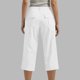 thumbnail image 4 of TaTaai Women's Elastic Waist Cargo Pants 7/8 Length Straight Leg Casual Trousers with Multiple Pockets Solid Color for Utility Work and Outdoor Casual Wear Gift, 4 of 5