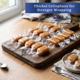 thumbnail image 6 of Clear Candy Wrappers for Caramels (300 Pcs 5 x 5 inches) - Natural Clear Cellophane Wrappers, 6 of 9