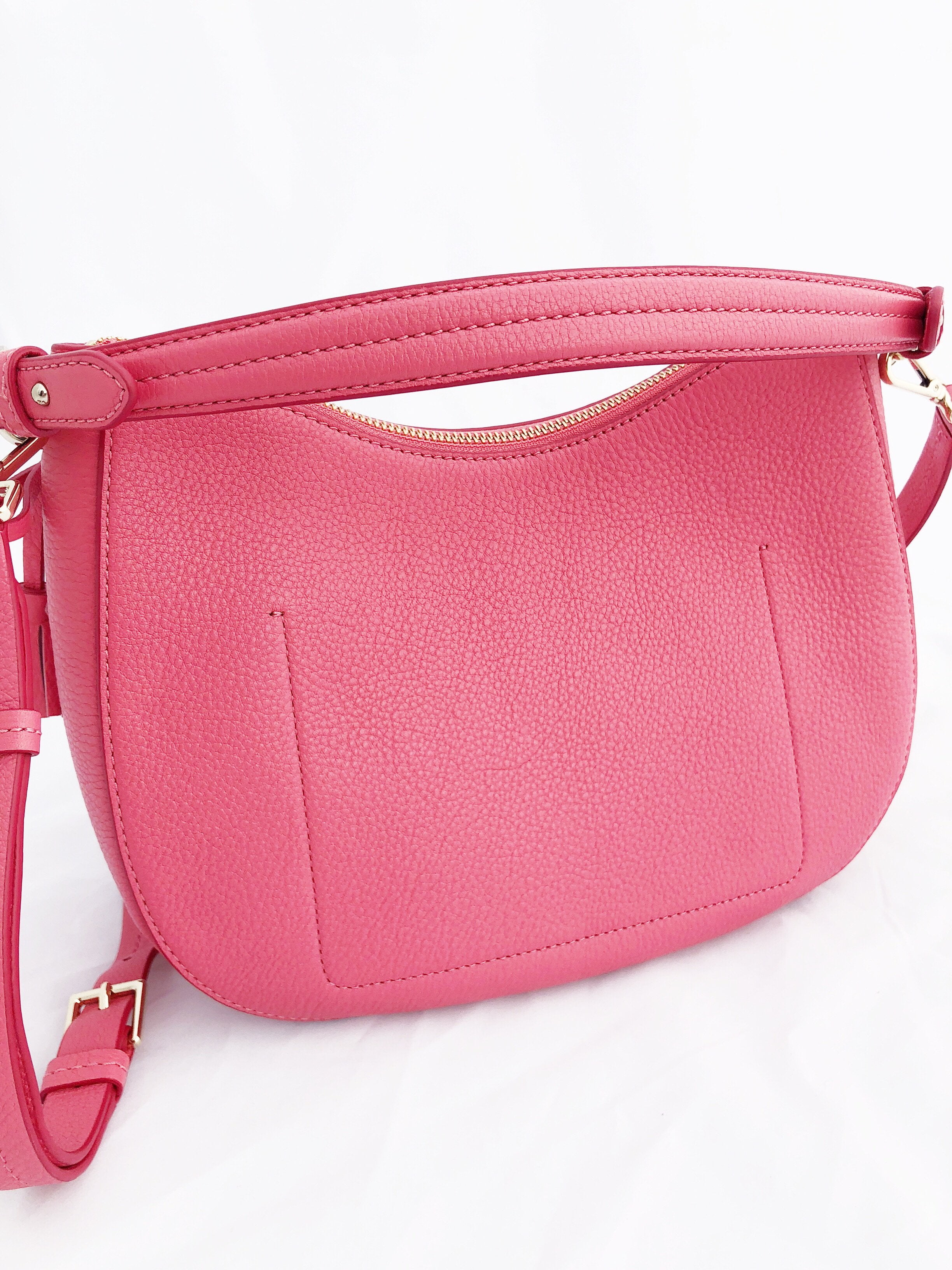 NWT Kate Spade Hayes Street Small Aiden Warm Guava Coral Pink Satchel Crossbody