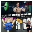 thumbnail image 6 of Weight Plates for Barbell 2 Inch - Multicolor - 10/15/25/35/45/55lb Rubber Plates for Home Gym, Weightlifting, and Strength Training, Single, Pair and Sets, 6 of 6