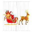 thumbnail image 3 of Cortinas de Navidad 2pcs cortinas de puerta de ventana con temática de navidad cortinas de cortinas para la decoración de Navidad 028 028 Magideal Cortinas de Navidad, 3 of 7
