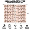 thumbnail image 2 of Blackout Kids Curtains,Pink Christmas Gingerbread House Pattern Childrens Insulated Curtains Set Of 2,Bedroom Essentials,Toddler Room Decor 52"x84", 2 of 5