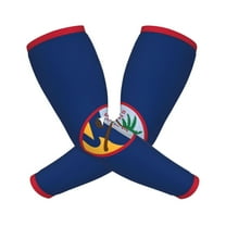 Cooling Compression Arm Sleeves Flag Of Guam Sun Protection Sport Arm Sleeves For Men Women Baseball Basketball Running