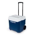 thumbnail image 2 of Igloo Latitude 60 Quart Roller Cooler 47 liters blue, 2 of 7