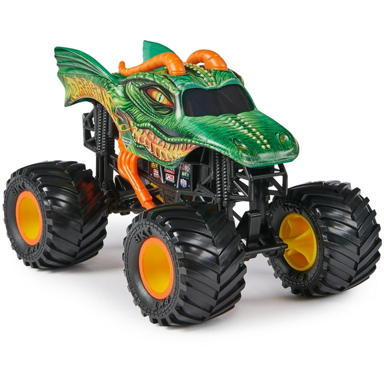 Monster Jam Official Dragon Monster Truck, 1:24 Scale Die-Cast