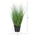 thumbnail image 2 of Nearly Natural 21in. Onion Grass Plastic Artificial Plant, 2 of 3