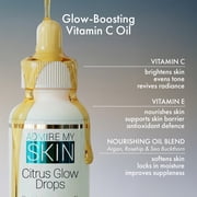 Admire My Skin Vitamin C Gua Sha Oil for Face - Organic Facial Oil for Glowing Skin with + Argan & Rosehip Oils - For a Dewy, Youthful Glow 1oz