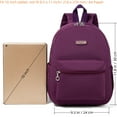 thumbnail image 4 of AOTIAN Women’s Nylon Mini Casual Daypacks Small Backpack Purple, 4 of 8