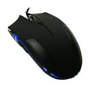 InstallerCCTV USB Wired Gaming Mouse, 6-Button Optical Surface Pro Luminous Computer Mouse for Home and Office