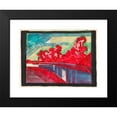 thumbnail image 2 of Reijer Stolk 24x18 Black Modern Framed Museum Art Print Titled - Landscape with Trees Along a Vaart (1906), 2 of 5