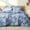Blue, variant on Cozy Comfort King Size Comforter Set - 7 Pieces Grey White Striped Bedding Sets King Bed in A Bag with Comforters King Size, Sheets, Pillowcases & Shams, Bed Sets