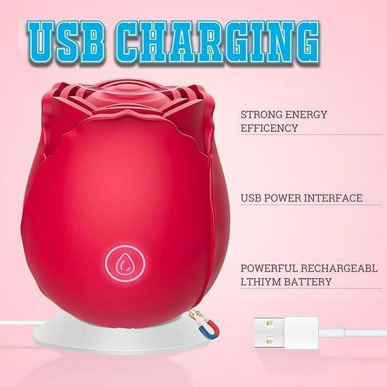 Rose Toy Back massager for Women，10Modes waterproof 2025 Holiday Gifts vbdf45