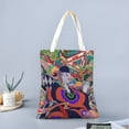 thumbnail image 2 of Mononoke Second Chapter: Hinezumi Bolso de tela con estampado de lienzo para mujer, bolsa de compras reutilizable y estética, con cremallera interior, regalo para mujer,38*45cm., 2 of 6