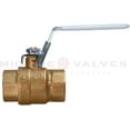 thumbnail image 2 of 1/2 in. SWT x 1/2 in. SWT Premium Brass Full Port Ball Valve with Lock Handle (10 Pack), 2 of 2
