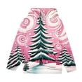thumbnail image 5 of Girls Sweatshirt Pullover Crewneck Oversized Pullover Cotton Clothes Printed Long Sleeves Tops Casual Fleece Sweater with Pocket Fall Winter Warm Sweatshirts Kids Hoodies, 5 of 6