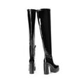 thumbnail image 5 of Dream Pairs Women's Chunky High Heels Platform Over The Knee Boots Square Toe Fall Y2K Gogo Long Design, 5 of 7