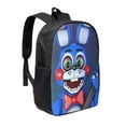 thumbnail image 2 of Lsque Five Nights At Freddy'S Print 17in Student Backpack - School, Travel, Work Bookbag -Laptop Backpack,Water Resistant College School Computer Bag, 2 of 8