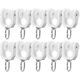 thumbnail image 1 of 10 piezas de rodillos deslizantes para rieles de cortina de plástico, deslizadores de rieles deslizantes para cortinas, 1 of 5