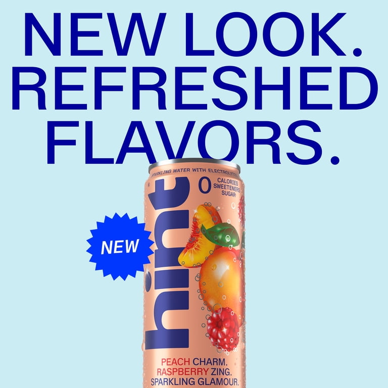 Hint Sparkling Water, Peach Raspberry, 12 fl oz, 12 Pack photo 6