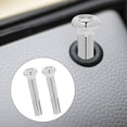 thumbnail image 3 of 1 Pair of Car Door Lock Knobs, Plastic Auto Inner Door Lock Cover Pull Pin, 3 of 5