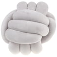 thumbnail image 1 of Almohadas De Con Nudos Baoblaze Decoración Habitación Juguetes Peluche Gris, 1 of 8
