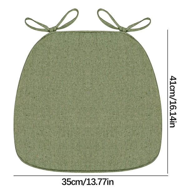 2 cojines de esponja de lino transpirables de verano para el hogar, cojines para silla de comedor