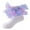 Purple, variant on Baby Socks Floor Lace Socks with Ripple Ruffle Socks for Toddler Girls White Socks 1-3 Years