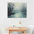 thumbnail image 3 of COMIO Storm, Teal Landscape, Print On Canvas, Panoramic Canvas Wall Art Prints, Landscape Wall Art, Nature Canvas Prints, Nature Art Prints for Wall Decor, Art Print, 3 of 5