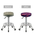 thumbnail image 6 of Lsque Retro Palms Round Bar chair cushion covers Velvet Fabric Premium Comfort Protects from Scratches and Stains for 14-17 Inch Chair- 13 inch, 6 of 7
