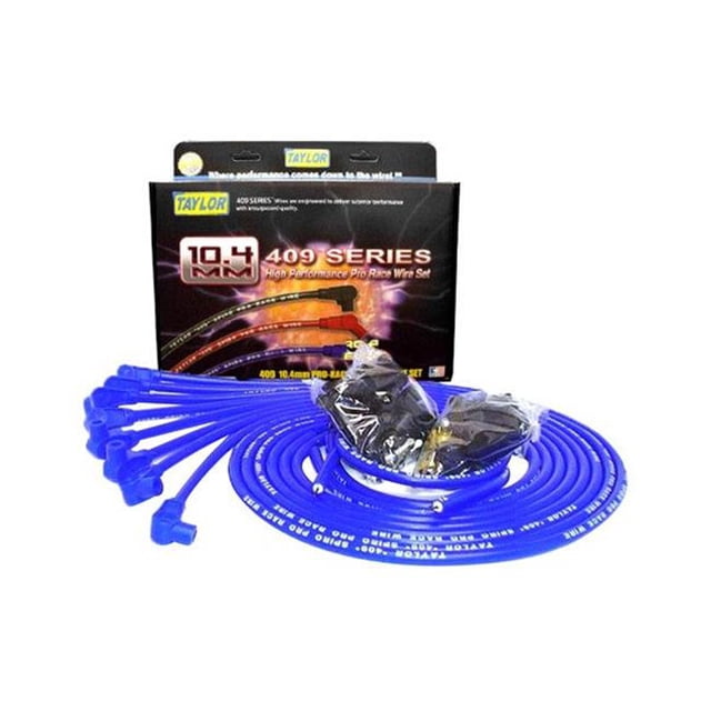 90 deg Pro Race Ignition Wire Set, Blue for 8 Cylinders Engine