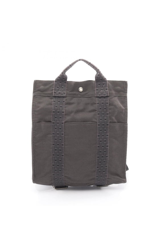 Pre-Owned Hermes Herms Air Line Ad MM Backpack, Canvas/Nylon Canvas, Men's/Women's,... (Good)