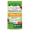 Kid's Probiotic | 3 Billion CFU | 30 Chewable Tablets | 14 Strains | Berry Flavor | by Nature's Truth
