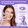 thumbnail image 6 of Eyelash Curler, Portable Rechargeable Heated Lash Curler with Boost Heating, 2-Level Adjustable Temp & 10S Heat 3S Style 24H, 6 of 6
