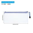 thumbnail image 2 of Uxcell Large Bill Mesh Zipper Pouch File Bags, 18 Pack File Project Pockets Multicolored, 2 of 7