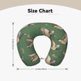 thumbnail image 5 of Memory Foam Travel Neck Pillow For Airplane Car Home Portable Soft Plush Removable Washable Cover Neck Support Pillows Flying Mallard Ducks, 5 of 8