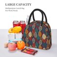 thumbnail image 6 of Haiem Autumn Leaves Printed Lunch Bag Women, Lunch Box Lunch Bag for Women, Small Leakproof Cute Lunch Tote Large Capacity Reusable Insulated Cooler Lunch Container, 6 of 6