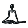 thumbnail image 3 of DOLITY Statue Penseur Sculpture Abstraite pour Armoire Table à Manger Centre de Table Noir, 3 of 9