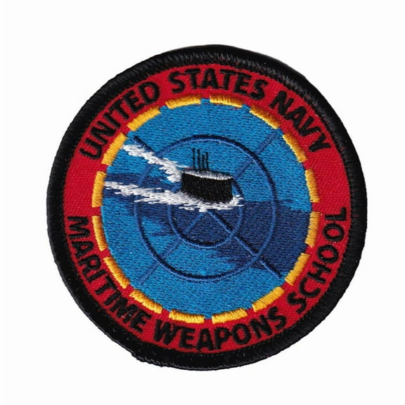 Maritime Weapons School Patch - With Hook and Loop, 3