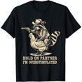 thumbnail image 1 of Camiseta vintage de mapache de vaquero sobreestimulado con humor occidental, 1 of 2